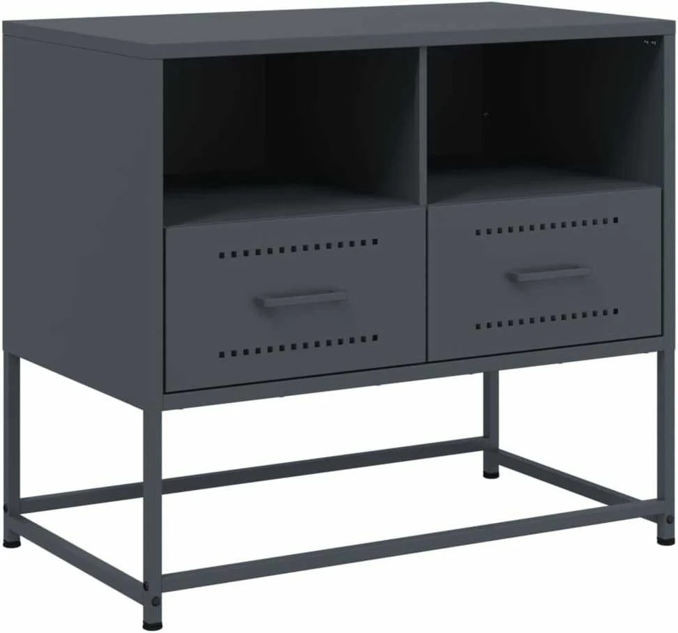 TV staliukas Televizoriaus spintelė, antracito, 68x39x60,5cm, plienas