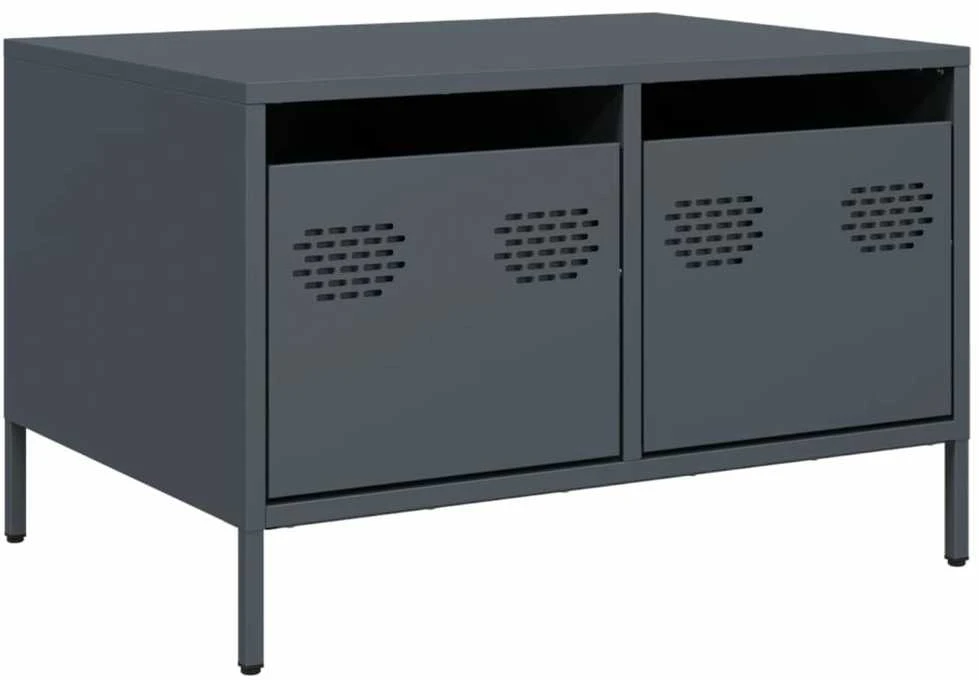 TV staliukas Televizoriaus spintelė, antracito, 68x50x43,5cm, plienas