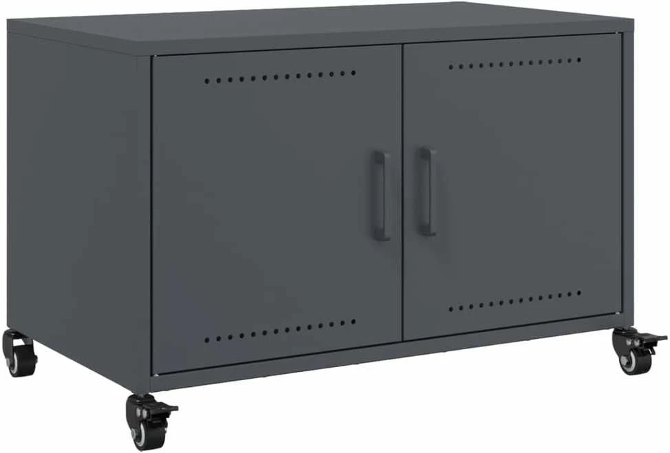 TV staliukas Televizoriaus spintelė, antracito, 68x39x43,5cm, plienas