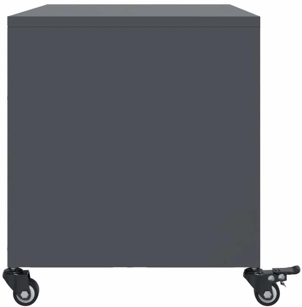 TV staliukas Televizoriaus spintelė, antracito, 68x39x43,5cm, plienas