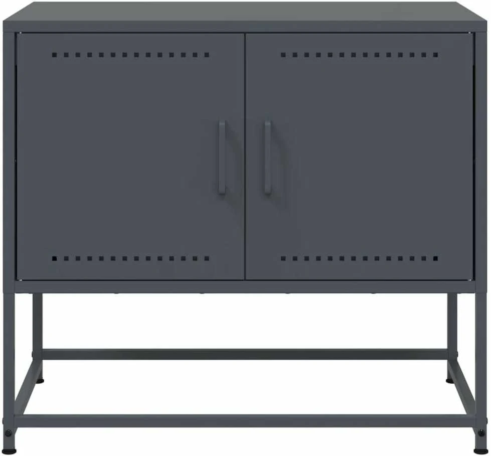 TV staliukas Televizoriaus spintelė, antracito, 68,5x39x60,5cm, plienas