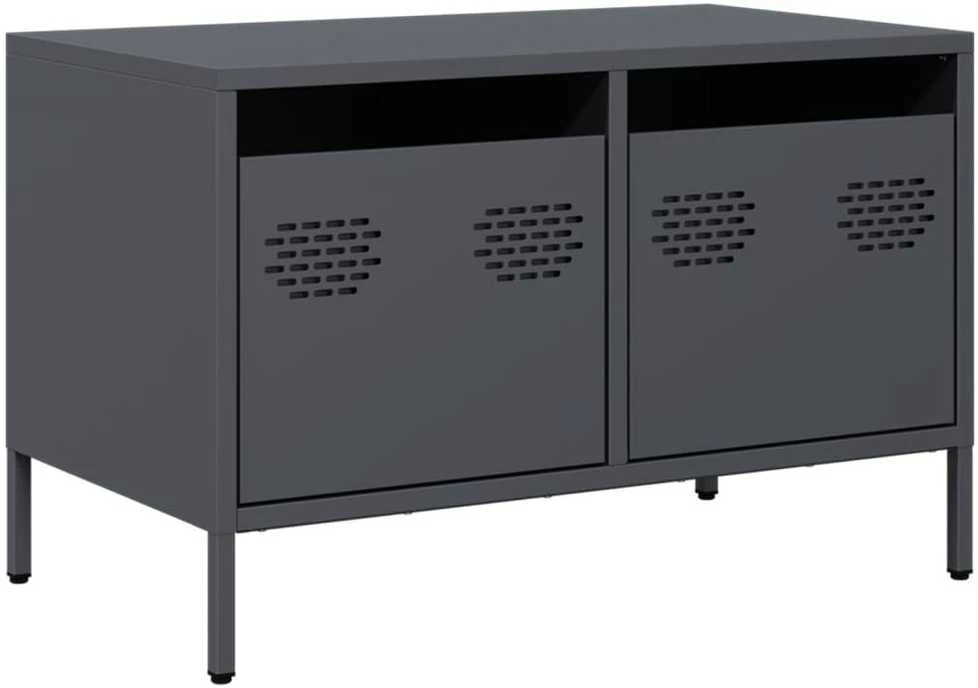 TV staliukas Televizoriaus spintelė, antracito, 68x39x43,5cm, plienas