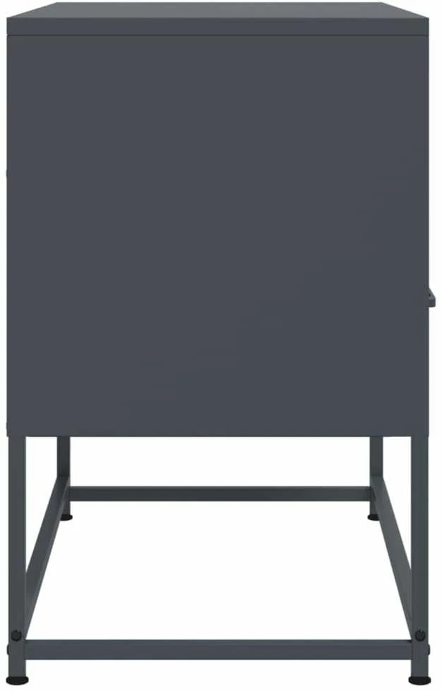 TV staliukas Televizoriaus spintelė, antracito, 68x39x60,5cm, plienas