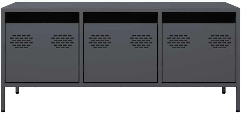 TV staliukas Televizoriaus spintelė, antracito, 101,5x39x43,5cm, plienas