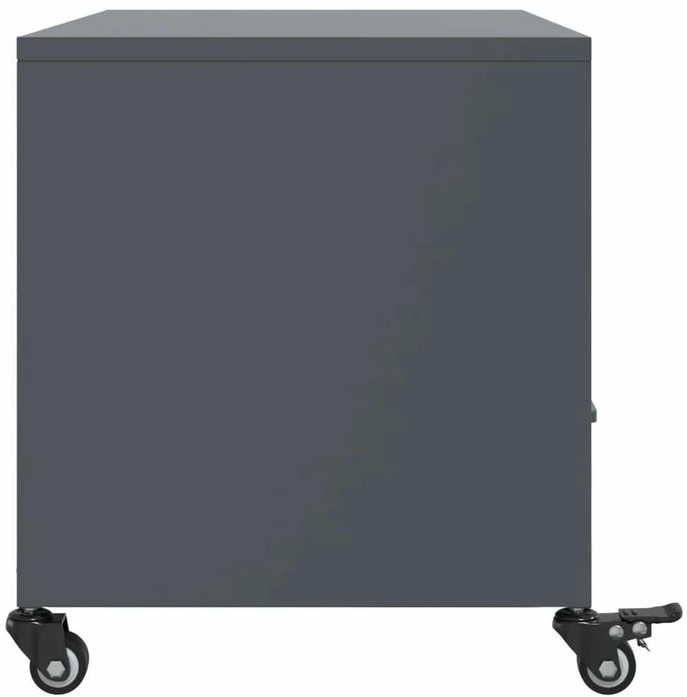 TV staliukas Televizoriaus spintelė, antracito, 68x39x43,5cm, plienas