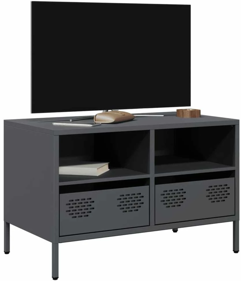 TV staliukas Televizoriaus spintelė, antracito, 68x39x43,5cm, plienas