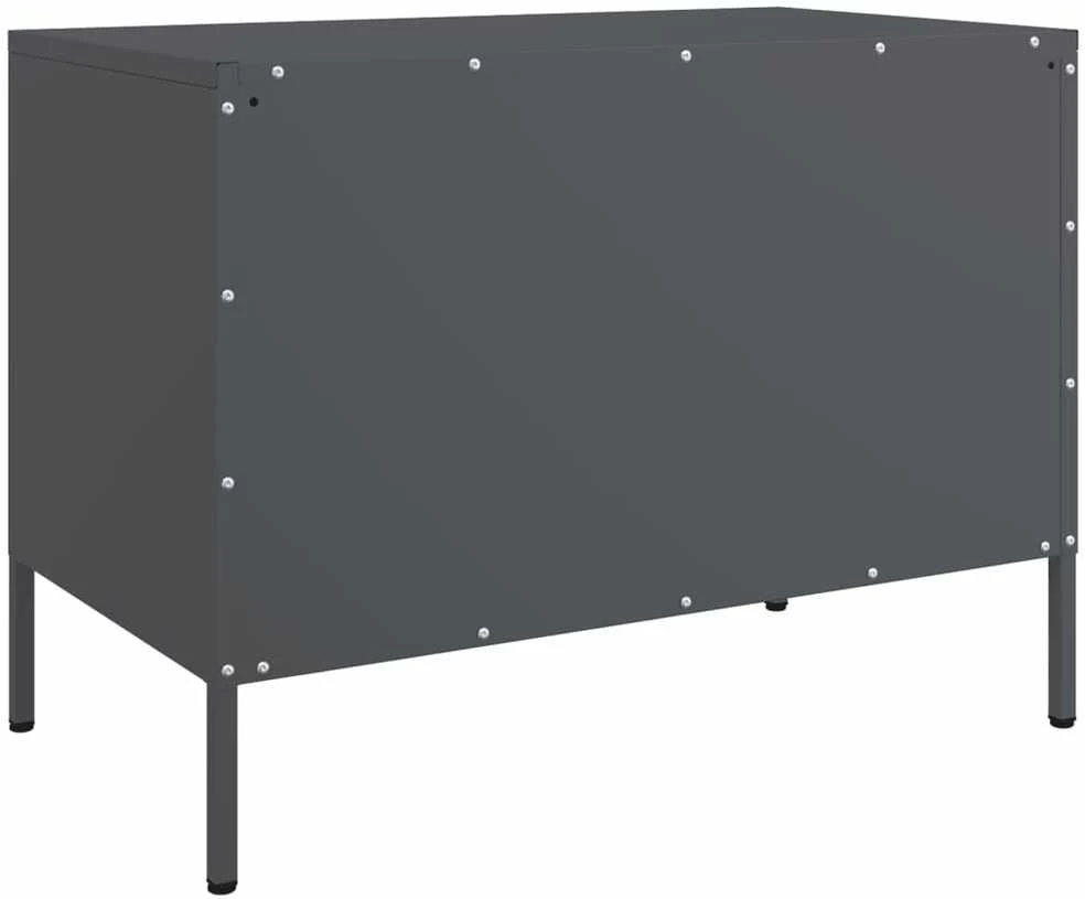 TV staliukas Televizoriaus spintelė, antracito, 68x39x50,5cm, plienas