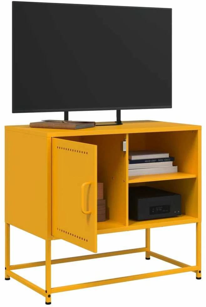 TV staliukas Televizoriaus spintelė, antracito, 100,5x39x60,5cm, plienas