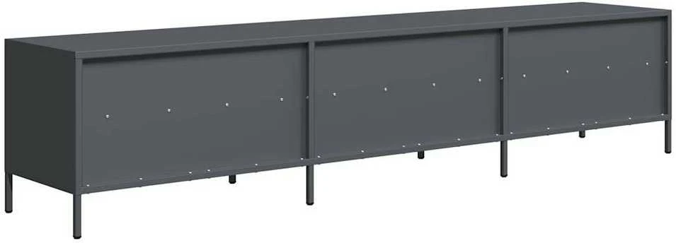 TV staliukas Televizoriaus spintelė, antracito, 202x39x43,5cm, plienas