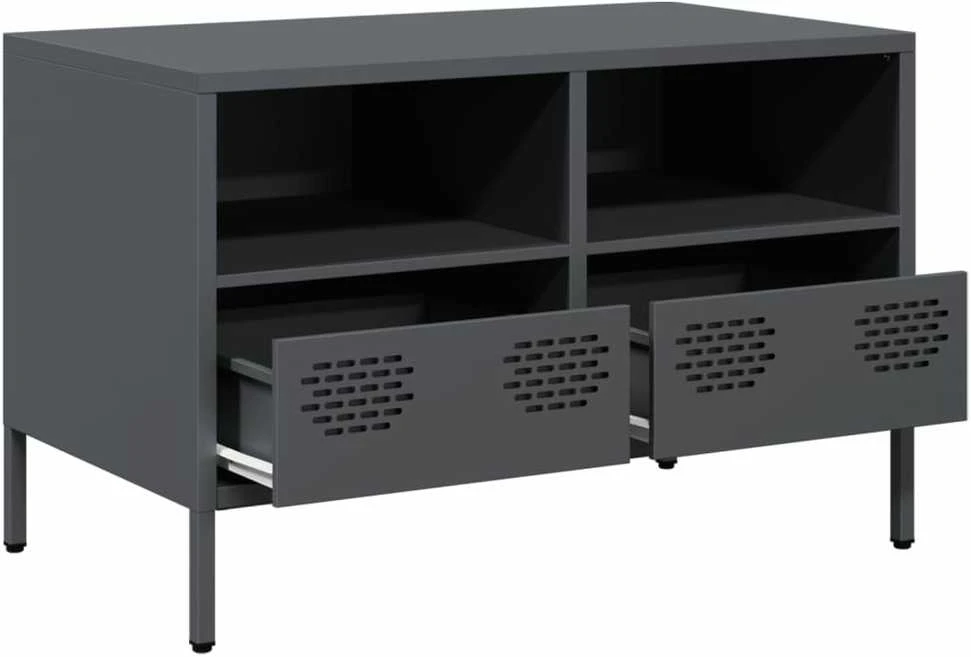 TV staliukas Televizoriaus spintelė, antracito, 68x39x43,5cm, plienas