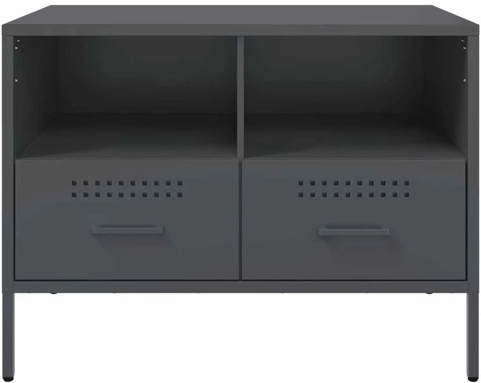 TV staliukas Televizoriaus spintelė, antracito, 68x39x50,5cm, plienas