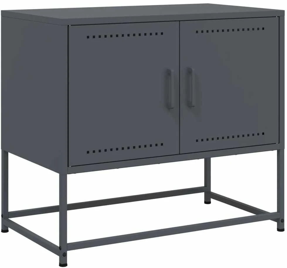 TV staliukas Televizoriaus spintelė, antracito, 68,5x39x60,5cm, plienas