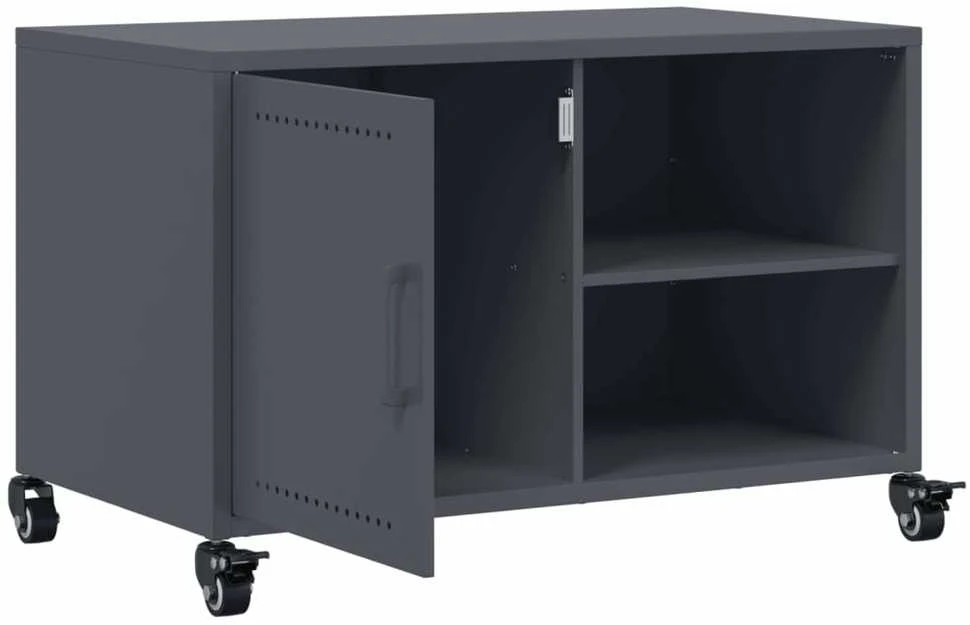 TV staliukas Televizoriaus spintelė, antracito, 68x39x43,5cm, plienas