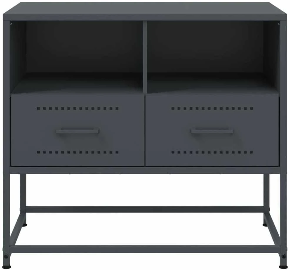 TV staliukas Televizoriaus spintelė, antracito, 68x39x60,5cm, plienas