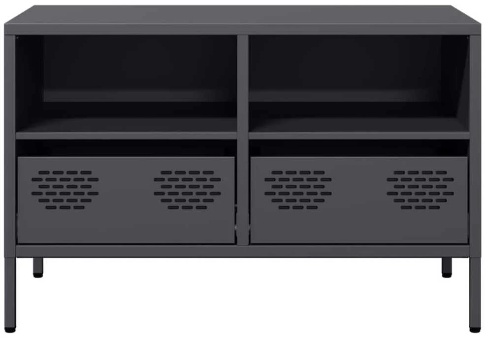 TV staliukas Televizoriaus spintelė, antracito, 68x39x43,5cm, plienas