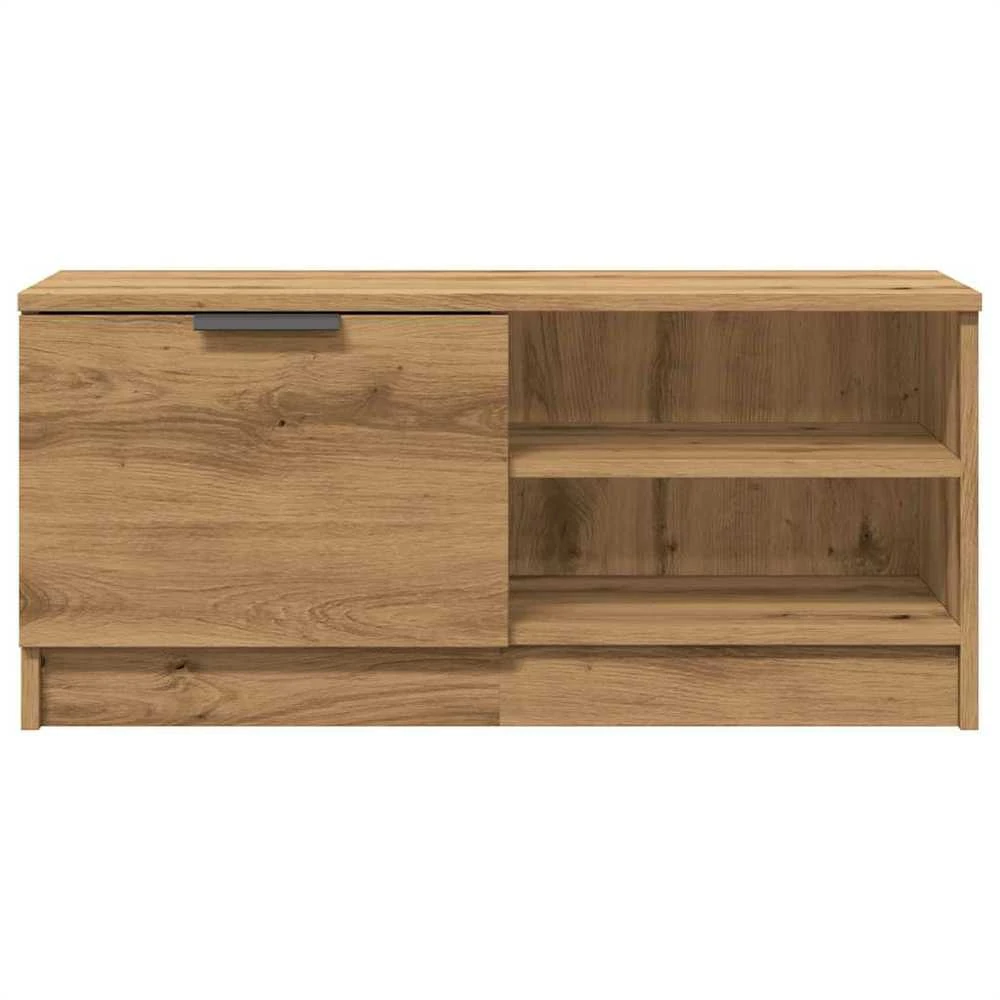 TV staliukas Televizoriaus spintelė, artisano ąžuolo, 80x35x36,5cm, mediena