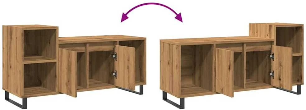 TV staliukas Televizoriaus spintelė, artisano, 100x35x55cm, apdirbta mediena