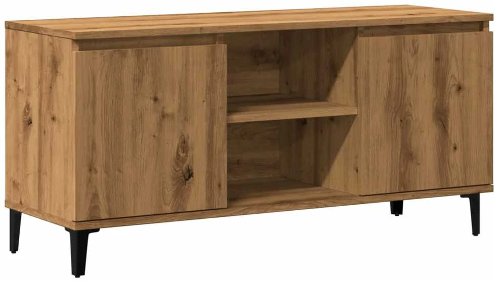 TV staliukas Televizoriaus spintelė, artisano ąžuolo, 102x35x50cm, mediena