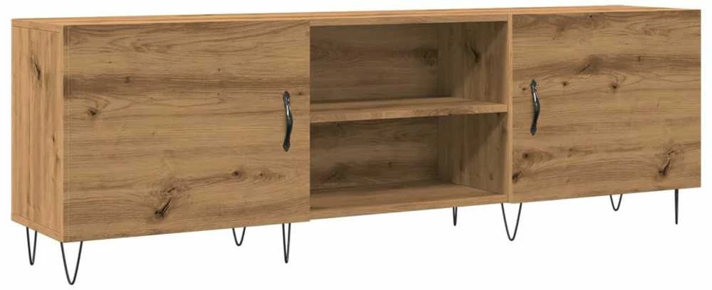 TV staliukas Televizoriaus spintelė, artisano ąžuolo, 150x30x50cm, mediena