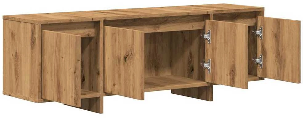 TV staliukas Televizoriaus spintelė, artisano ąžuolo, 120x30x40,5cm, mediena