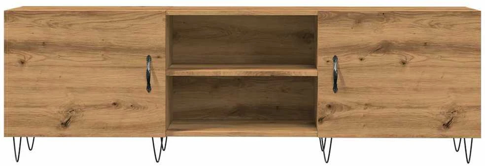 TV staliukas Televizoriaus spintelė, artisano ąžuolo, 150x30x50cm, mediena