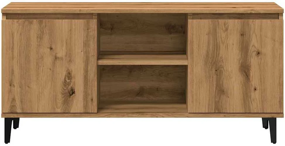 TV staliukas Televizoriaus spintelė, artisano ąžuolo, 102x35x50cm, mediena