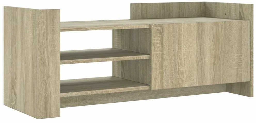 TV staliukas Televizoriaus spintelė, ąžuolo, 100x35x40cm, apdirbta mediena