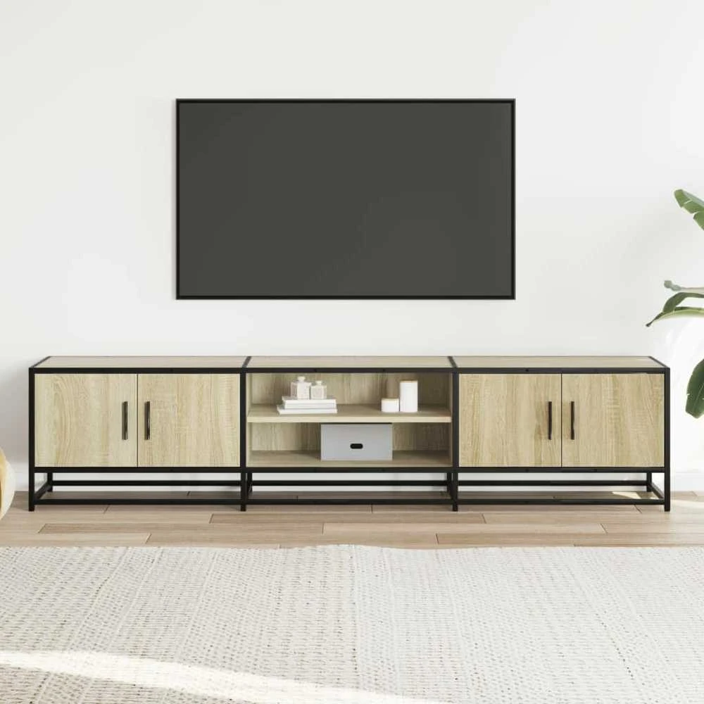 TV staliukas Televizoriaus spintelė, ąžuolo, 180x35x41cm, apdirbta mediena