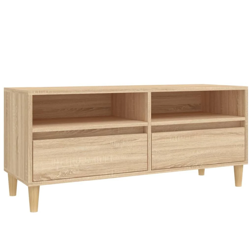 TV staliukas Televizoriaus spintelė, ąžuolo, 100x34,5x44,5cm, mediena
