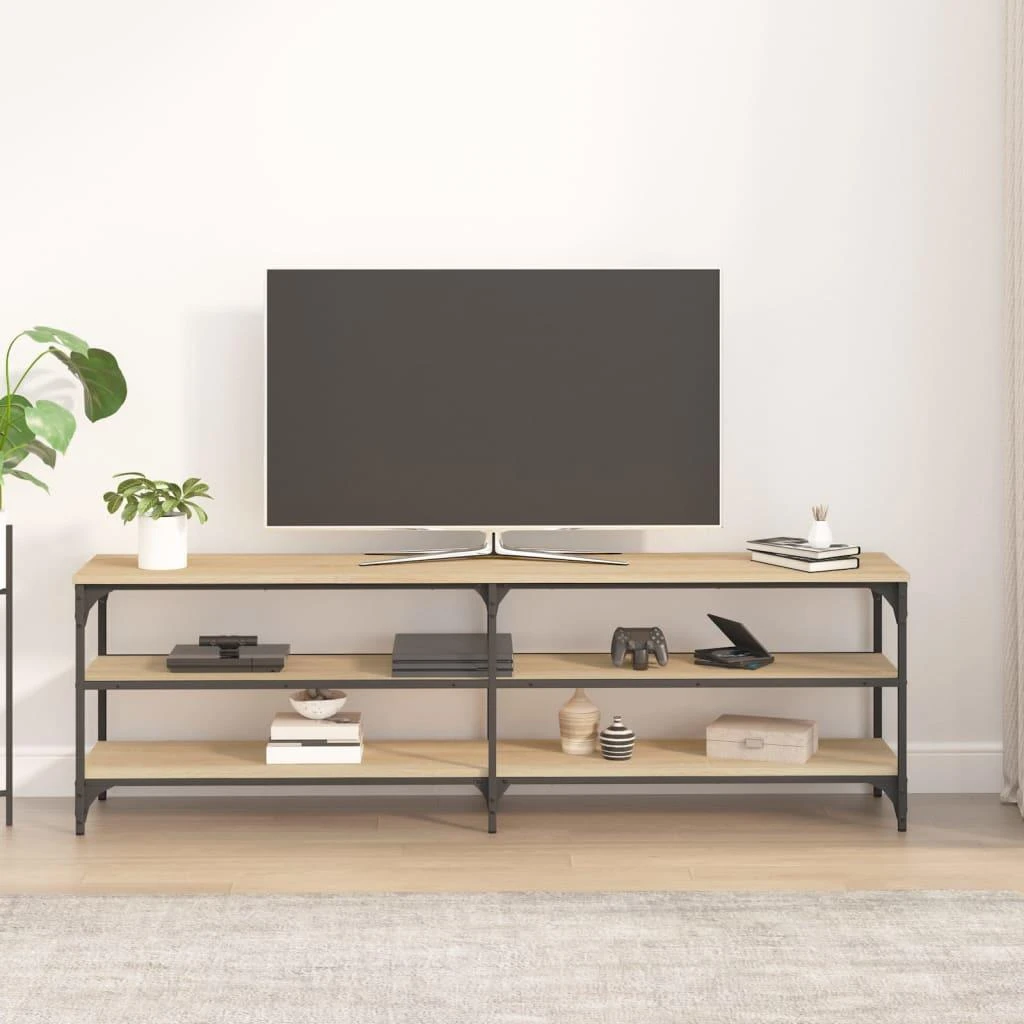 TV staliukas Televizoriaus spintelė, ąžuolo, 160x30x50cm, apdirbta mediena