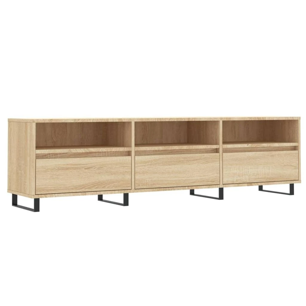TV staliukas Televizoriaus spintelė, ąžuolo, 150x30x44,5cm, apdirbta mediena