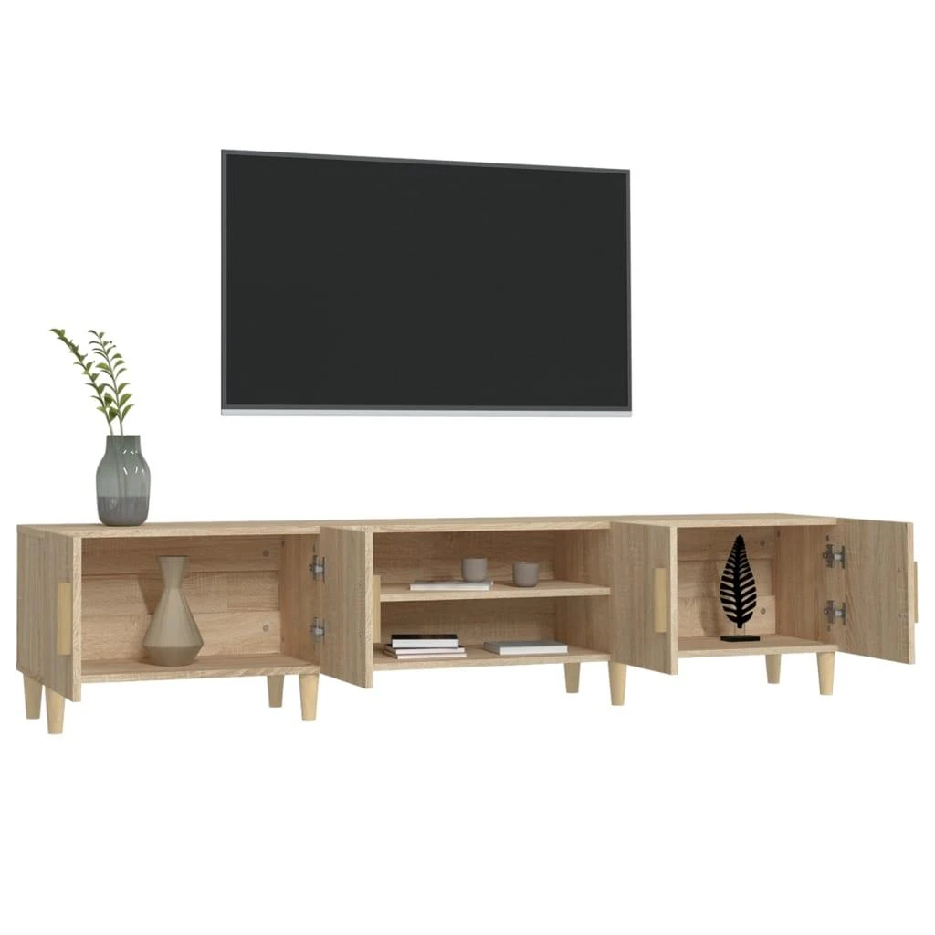 TV staliukas Televizoriaus spintelė, ąžuolo, 180x31,5x40cm, apdirbta mediena