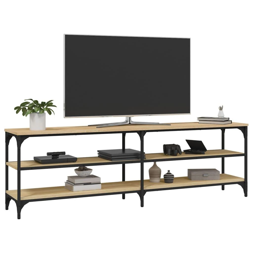 TV staliukas Televizoriaus spintelė, ąžuolo, 160x30x50cm, apdirbta mediena