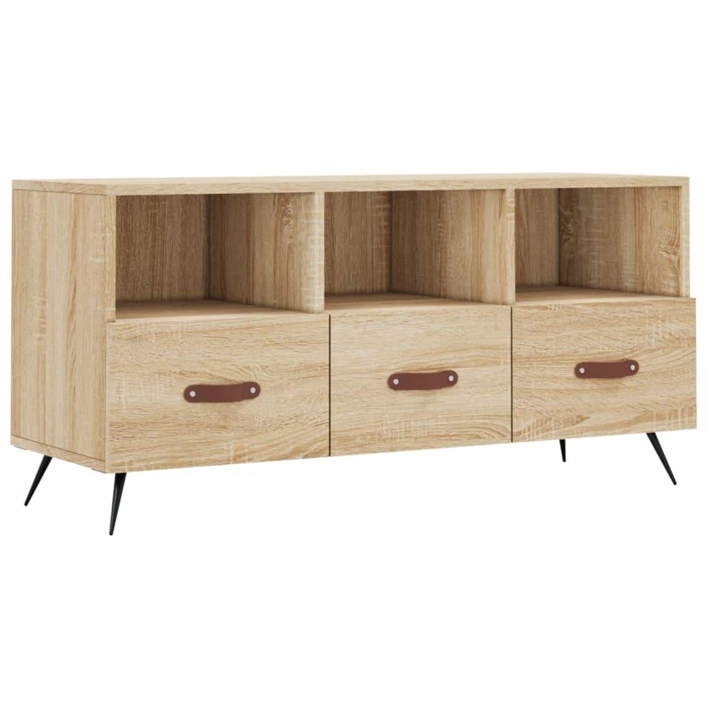 TV staliukas Televizoriaus spintelė, ąžuolo, 102x36x50cm, apdirbta mediena