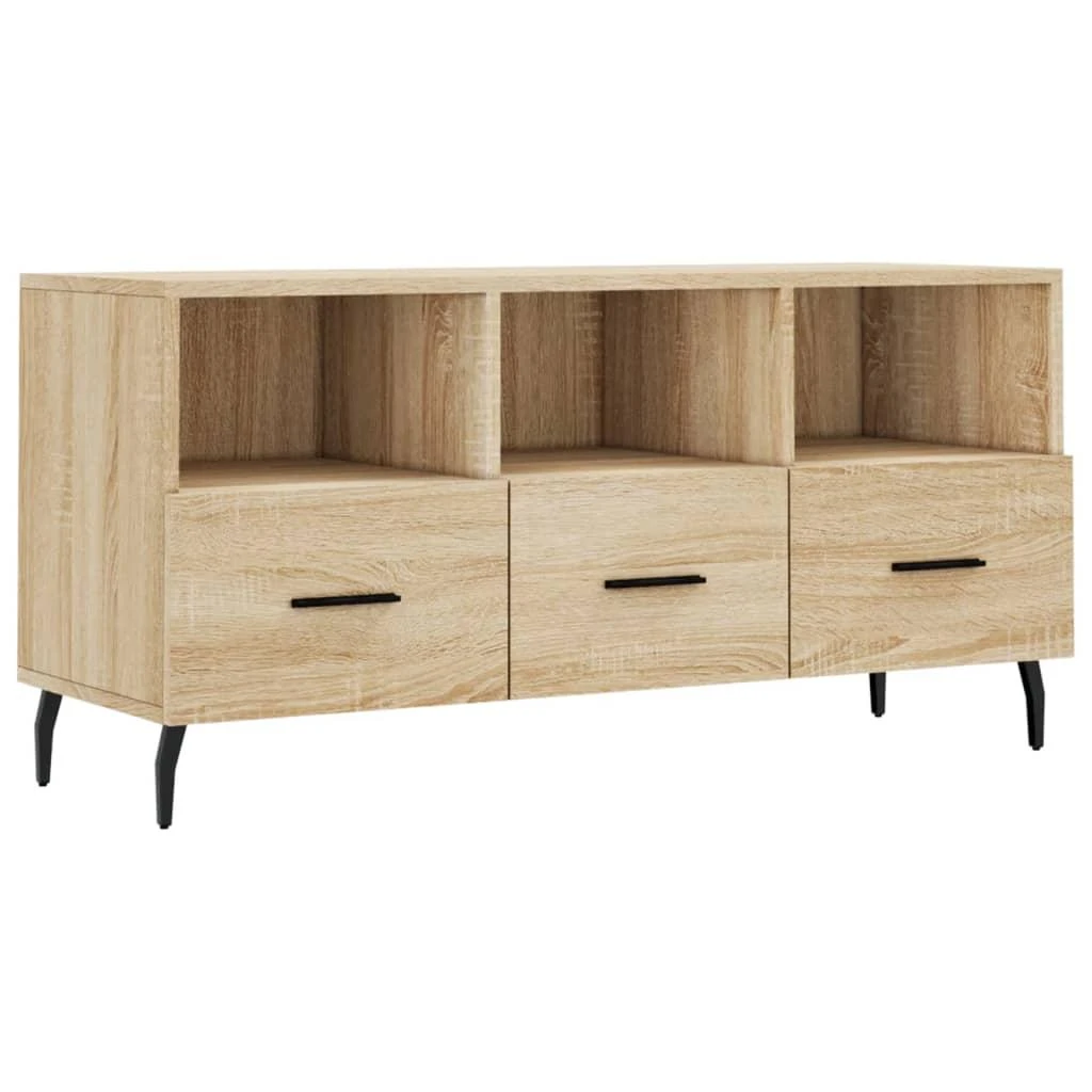TV staliukas Televizoriaus spintelė, ąžuolo, 102x36x50cm, apdirbta mediena