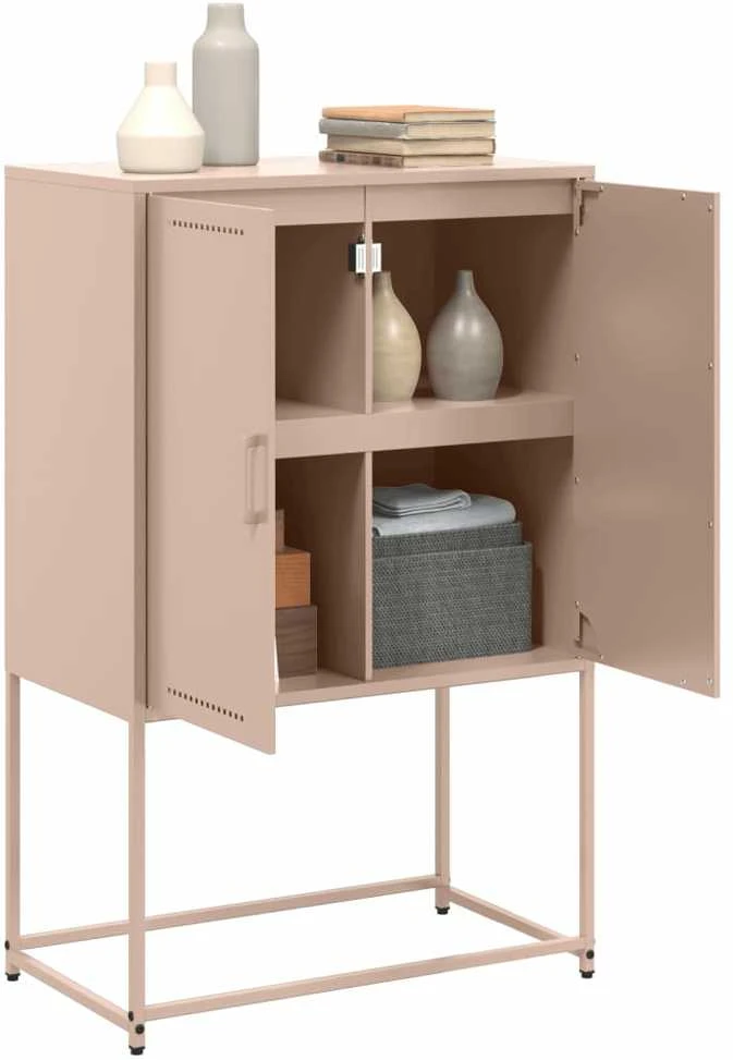 TV staliukas Televizoriaus spintelė, balta, 100,5x39x60,5cm, plienas
