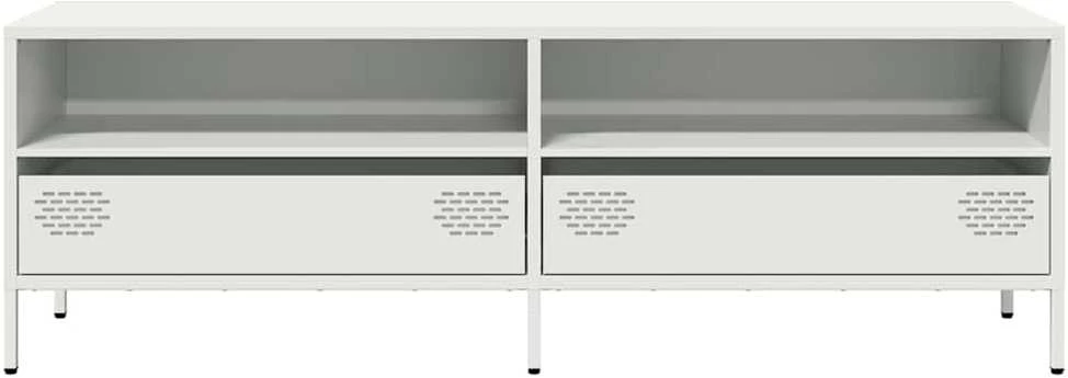 TV staliukas Televizoriaus spintelė, balta, 135x39x43,5cm, plienas