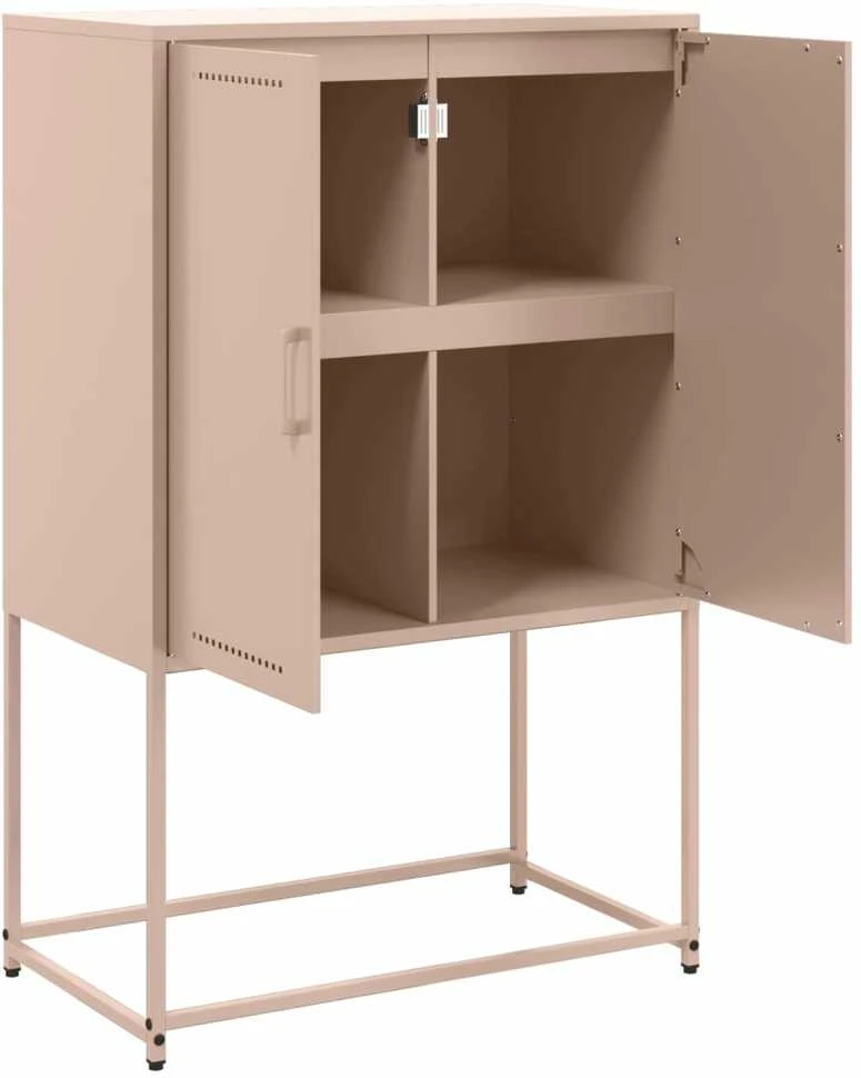 TV staliukas Televizoriaus spintelė, balta, 100,5x39x60,5cm, plienas
