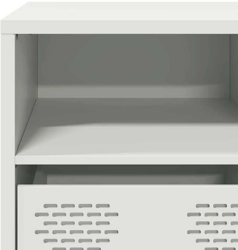 TV staliukas Televizoriaus spintelė, balta, 135x39x43,5cm, plienas