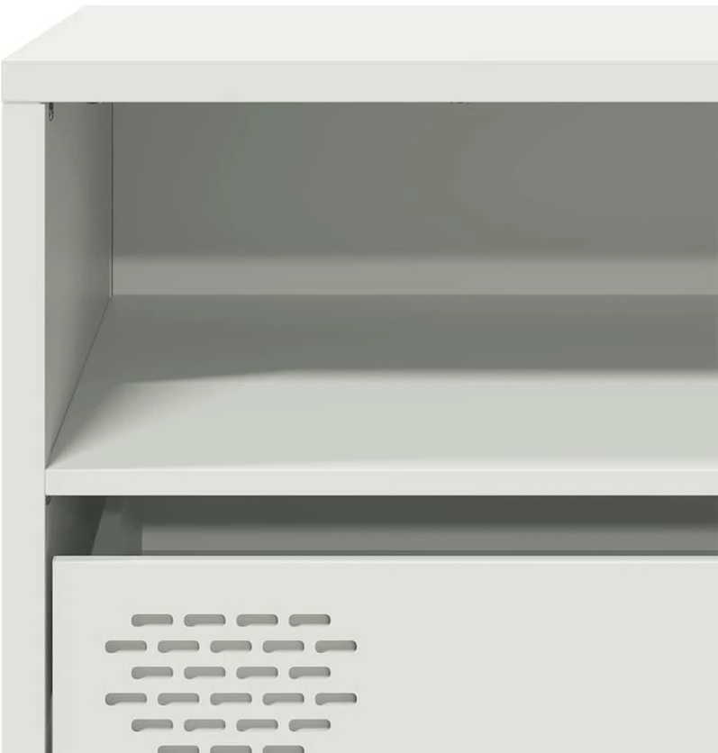 TV staliukas Televizoriaus spintelė, balta, 135x39x43,5cm, plienas