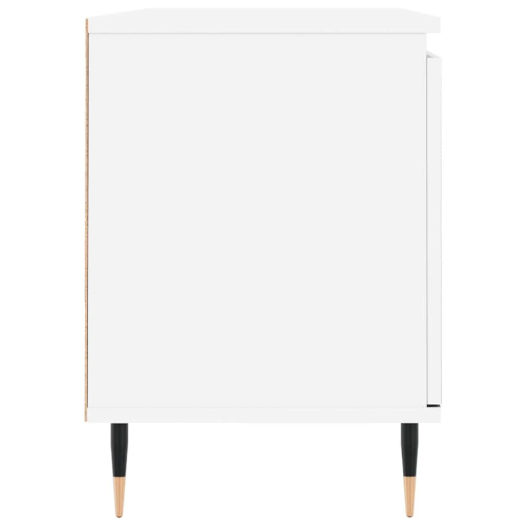 TV staliukas Televizoriaus spintelė, balta, 104x35x50cm, apdirbta mediena
