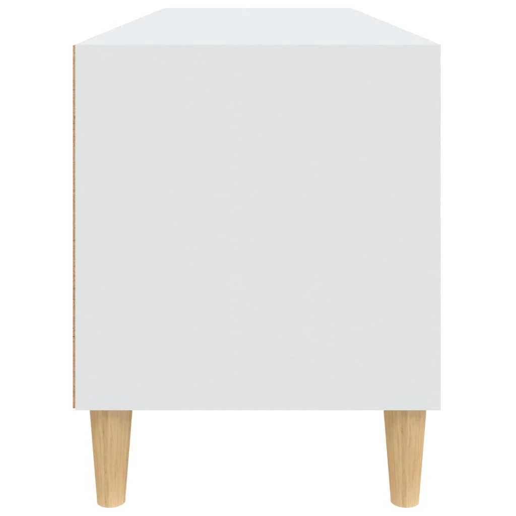 TV staliukas Televizoriaus spintelė, balta, 100x34,5x44,5cm, mediena