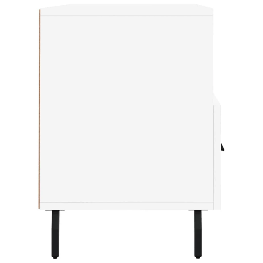 TV staliukas Televizoriaus spintelė, balta, 102x36x50cm, apdirbta mediena