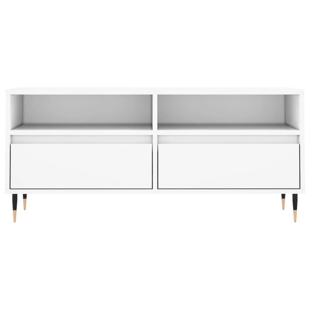 TV staliukas Televizoriaus spintelė, balta, 100x34,5x44,5cm, mediena