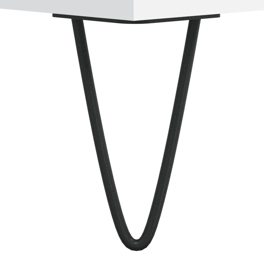 TV staliukas Televizoriaus spintelė, balta, 150x30x44,5cm, apdirbta mediena