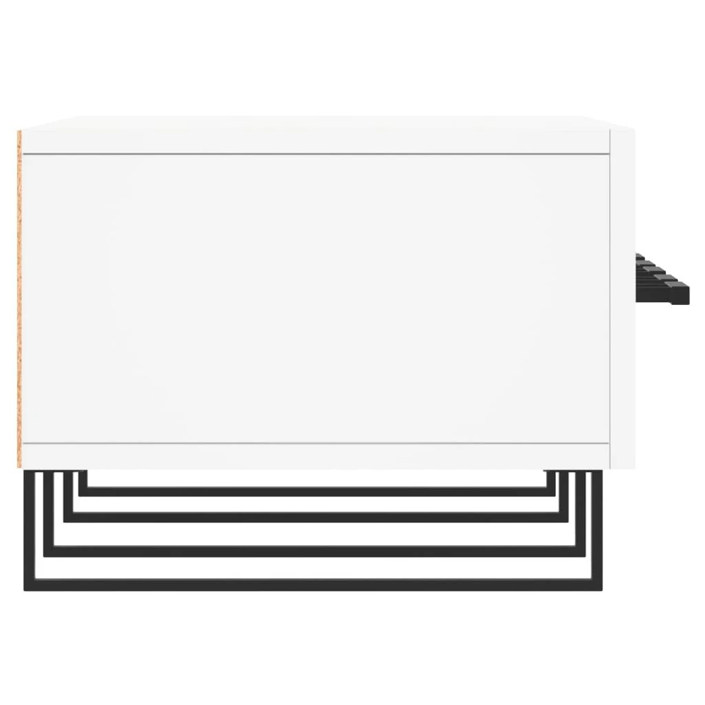 TV staliukas Televizoriaus spintelė, balta, 150x36x30cm, apdirbta mediena