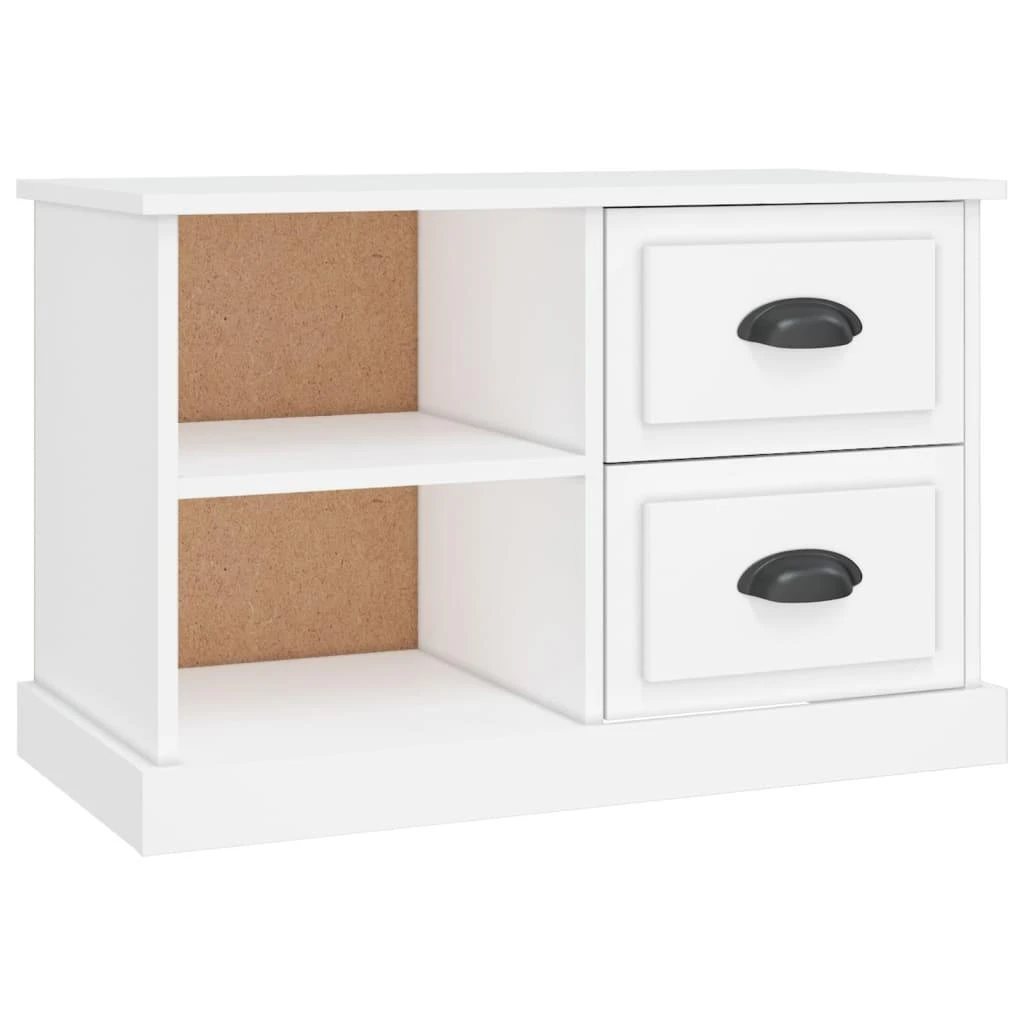TV staliukas Televizoriaus spintelė, balta, 73x35,5x47,5cm, apdirbta mediena
