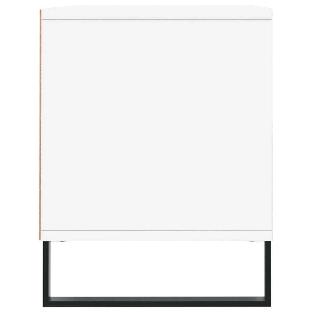 TV staliukas Televizoriaus spintelė, balta, 100x34,5x44,5cm, mediena