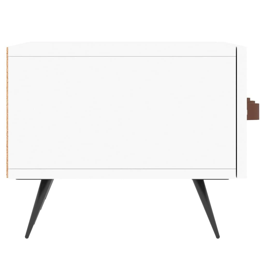 TV staliukas Televizoriaus spintelė, balta, 150x36x30cm, apdirbta mediena