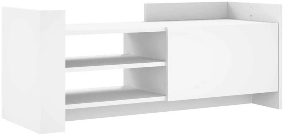 TV staliukas Televizoriaus spintelė, baltos spalvos, 100x35x40cm, mediena